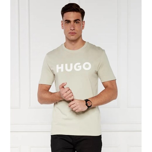 HUGO T-shirt Dulivio | Regular Fit ze sklepu Gomez Fashion Store w kategorii T-shirty męskie - zdjęcie 172252089