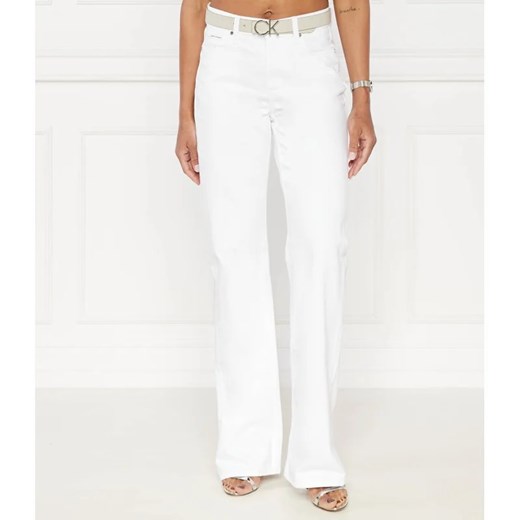 Calvin Klein Jeansy MR RELAXED BOOT INFINITE WHITE ze sklepu Gomez Fashion Store w kategorii Jeansy damskie - zdjęcie 172252175