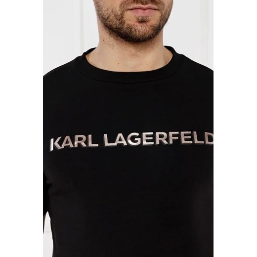 T-shirt męski Karl Lagerfeld z elastanu 