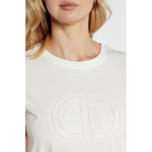 TWINSET T-shirt C/RICAMO | Regular Fit Twinset S Gomez Fashion Store