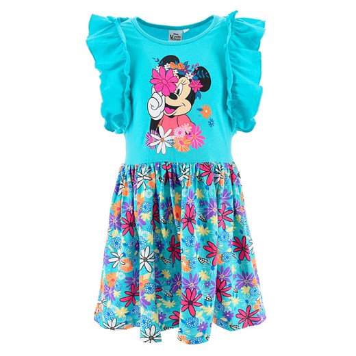 MINNIE MOUSE Sukienka "Minnie" w kolorze niebieskim ze wzorem Minnie Mouse 128 okazja Limango Polska