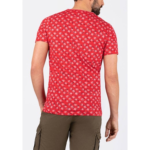 T-shirt męski Timezone w abstrakcyjnym wzorze bawełniany z krótkim rękawem 
