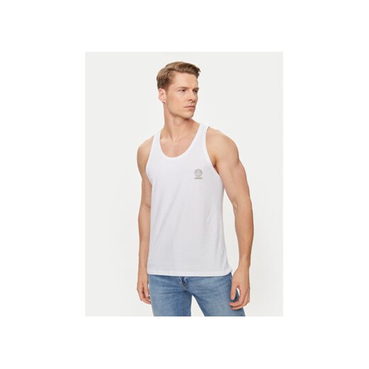 Versace Tank top Medusa AUU01012 Biały Regular Fit ze sklepu MODIVO w kategorii T-shirty męskie - zdjęcie 172254456