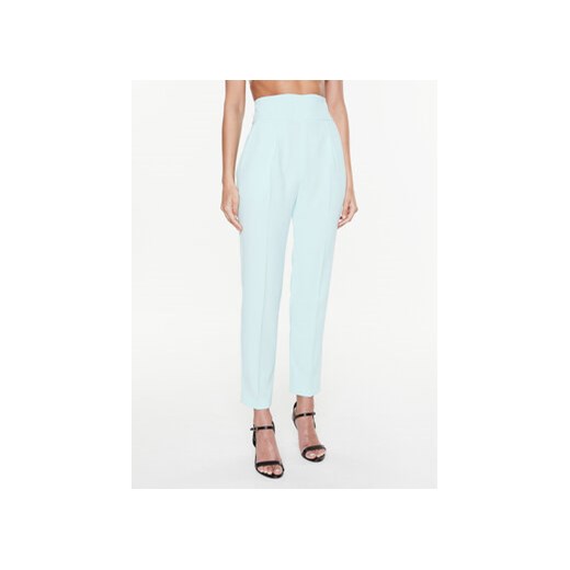 Pinko Spodnie materiałowe Natalia 100052 7624 Błękitny Regular Fit ze sklepu MODIVO w kategorii Spodnie damskie - zdjęcie 172254466
