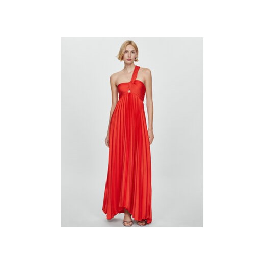 Mango Sukienka wieczorowa Claudi 67016340 Czerwony Slim Fit ze sklepu MODIVO w kategorii Sukienki - zdjęcie 172254848