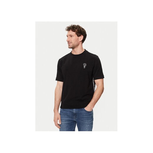 KARL LAGERFELD T-Shirt 755026 542221 Czarny Regular Fit ze sklepu MODIVO w kategorii T-shirty męskie - zdjęcie 172255285
