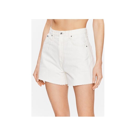 Pepe Jeans Szorty jeansowe Rachel Short PL801001TB5 Biały Regular Fit ze sklepu MODIVO w kategorii Szorty - zdjęcie 172255349