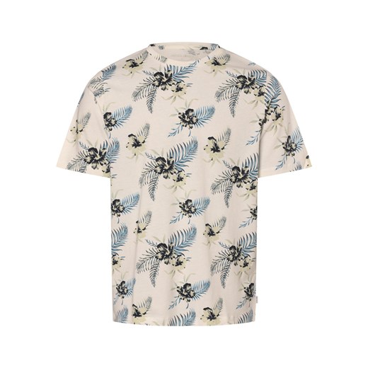 Jack & Jones Koszulka męska - JJChill Mężczyźni Bawełna écru wzorzysty ze sklepu vangraaf w kategorii T-shirty męskie - zdjęcie 172255906