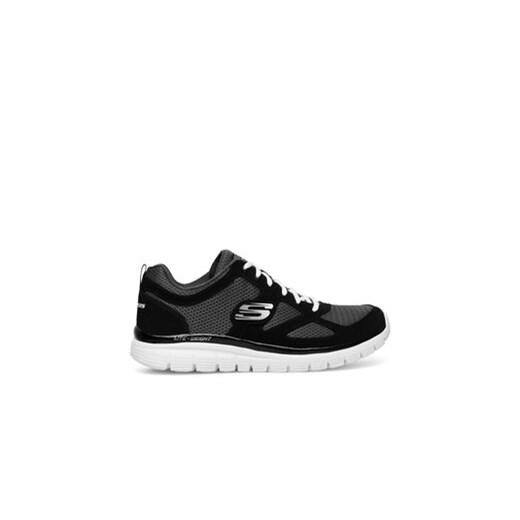 Skechers Sneakersy BURNS AGOURA 52635 BKW Czarny ze sklepu MODIVO w kategorii Buty sportowe męskie - zdjęcie 172256438