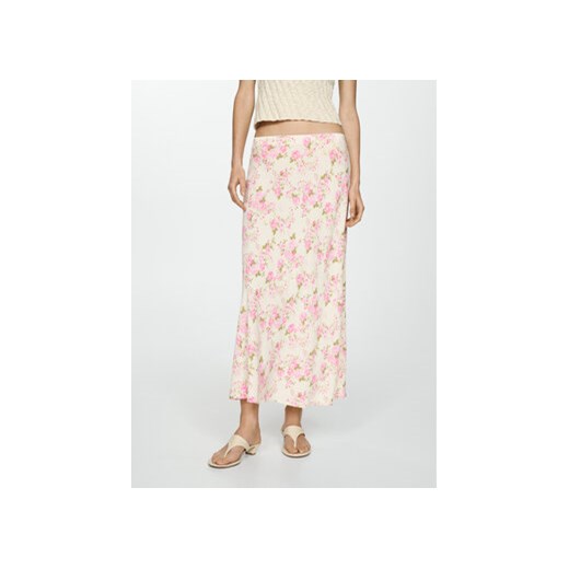 Mango Spódnica maxi Julieta 67087908 Różowy Regular Fit ze sklepu MODIVO w kategorii Spódnice - zdjęcie 172256488