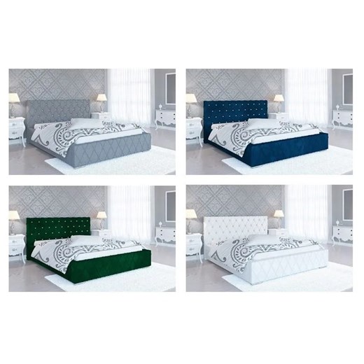 Pojedyncze łóżko tapicerowane 90x200 Loban 3X - 36 kolorów Elior One Size Edinos.pl
