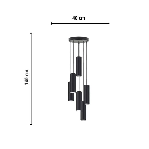 Lampa wisząca LED regulowana - EX339-Monacas - 18 kolorów do wyboru Lumes One Size Edinos.pl