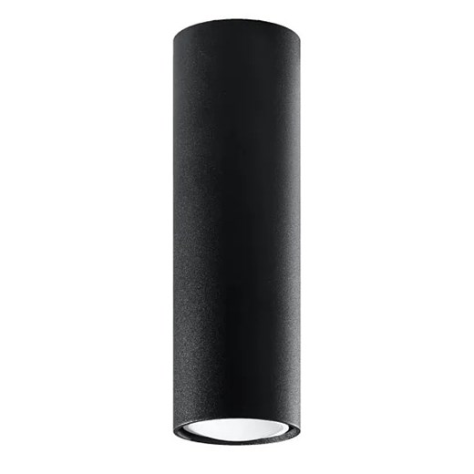 Czarny loftowy plafon walec - S244-Lagor ze sklepu Edinos.pl w kategorii Lampy sufitowe - zdjęcie 172257126