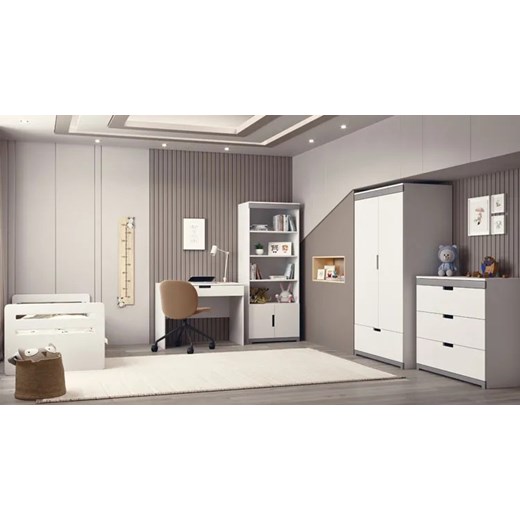 Łóżko dla chłopca z materacem Candy 2X 80x180 - niebieskie Elior One Size Edinos.pl
