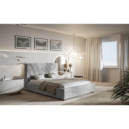 Pojedyncze łóżko ze schowkiem 120x200 Orina 3X - 36 kolorów Elior One Size Edinos.pl