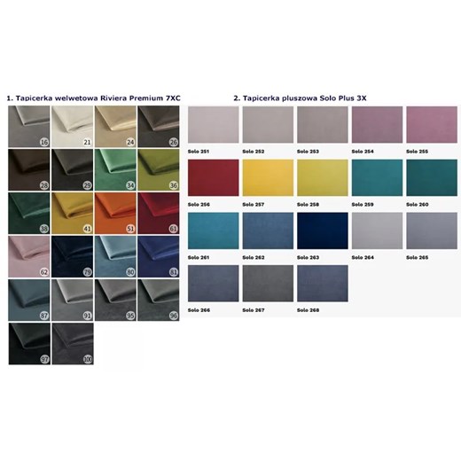 Jednoosobowe łóżko boxspring 90x200 Lenox - 40 kolorów Elior One Size Edinos.pl