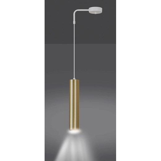 Biała nowoczesna lampa wisząca tuba - D061-Favis Lumes One Size Edinos.pl