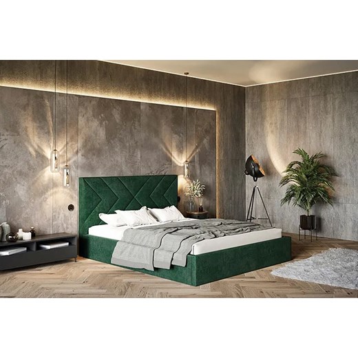 Tapicerowane łóżko 160x200 Grenell 4X - 36 kolorów Elior One Size wyprzedaż Edinos.pl