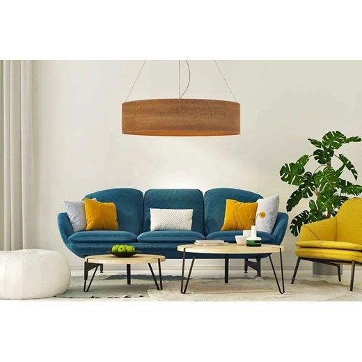Duża lampa wisząca z okrągłym abażurem 100 cm - EX324-Porta - kolory do wyboru Lumes One Size Edinos.pl