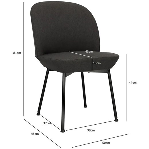 Żółte chromowane krzesło minimalistyczne - Zico 4X Elior One Size Edinos.pl