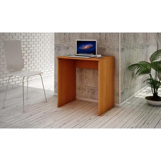 Małe wąskie biurko komputerowe do pokoju olcha - Raro Elior One Size Edinos.pl