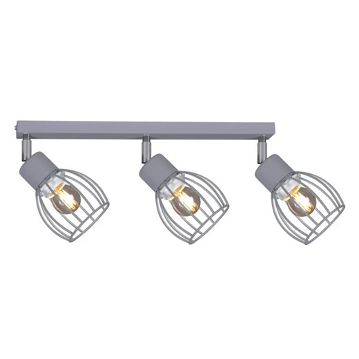 Szara druciana lampa sufitowa reflektory 5X S156 D8-D10 ze sklepu Edinos.pl w kategorii Lampy sufitowe - zdjęcie 172258635