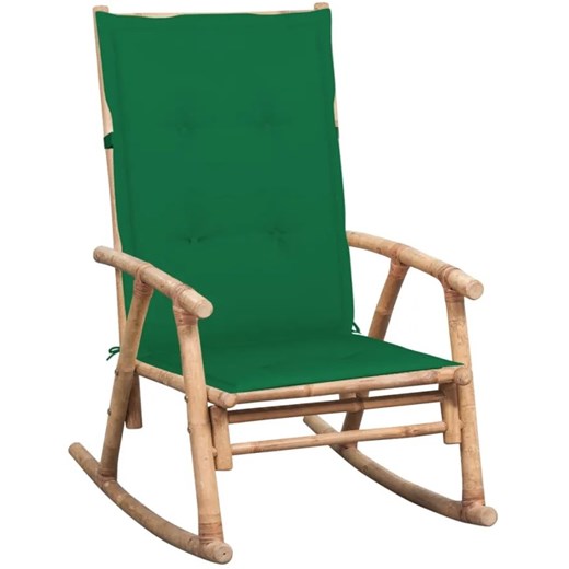 Bujany fotel bambusowy na taras - Bamsa ze sklepu Edinos.pl w kategorii Fotele - zdjęcie 172258756