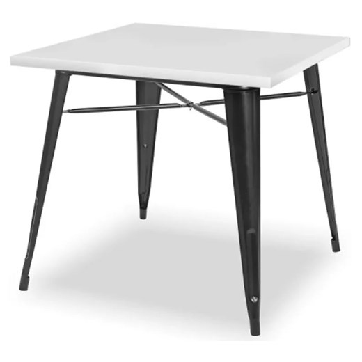 Biały kwadratowy stół kawiarniany - Mixo 3X Elior One Size Edinos.pl