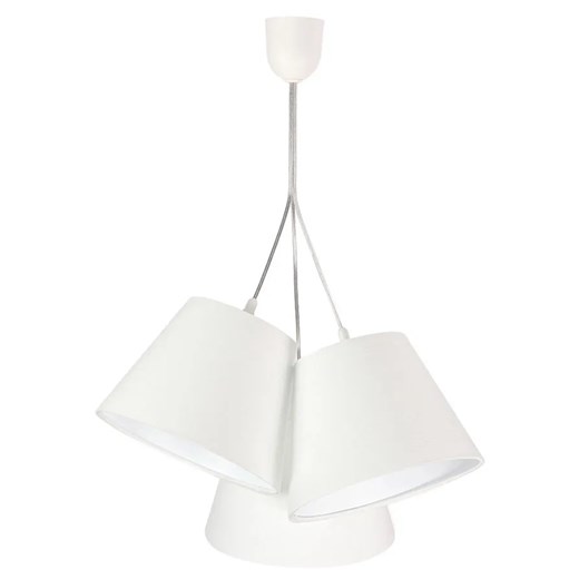 Biała nowoczesna lampa wisząca stożek - EXX67-Semina Lumes One Size Edinos.pl