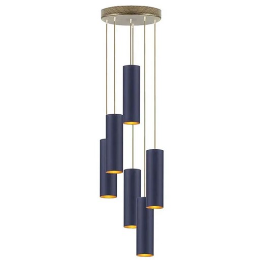 Lampa LED z 6 regulowanymi zwisami - T0-N48 ze sklepu Edinos.pl w kategorii Lampy wiszące - zdjęcie 172259665