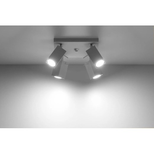Kwadratowy plafon LED E789-Merids - biały Lumes One Size Edinos.pl