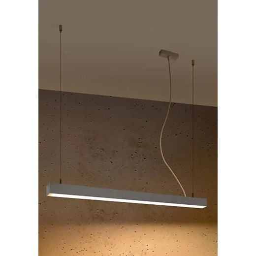 Srebrna lampa wisząca LED liniowa 4000 K - EX620-Pini Lumes One Size Edinos.pl