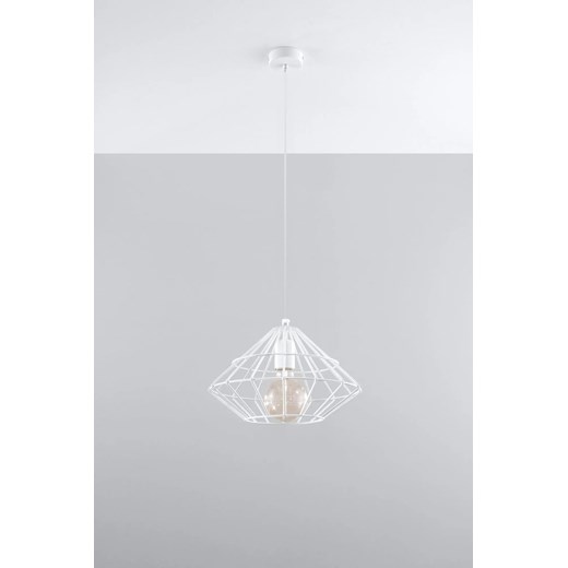 Loftowa lampa wisząca E841-Umberta - biały Lumes One Size Edinos.pl