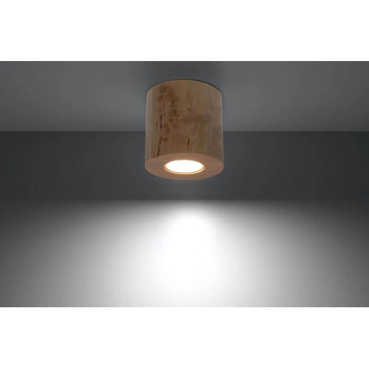 Skandynawski plafon z drewna E763-Orbil Lumes One Size Edinos.pl