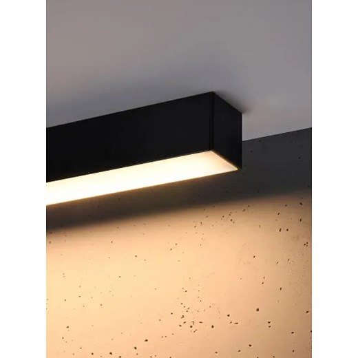 Czarny plafon LED biurowy 4000 K - EX626-Pini Lumes One Size Edinos.pl