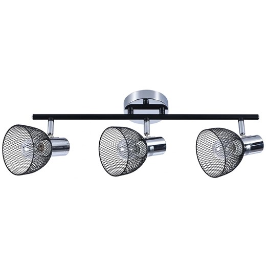 Czarna loftowa lampa sufitowa z regulacją kloszy - 23X EX789 A4-A35 ze sklepu Edinos.pl w kategorii Lampy sufitowe - zdjęcie 172260056