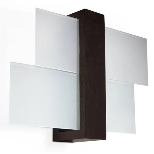 Szklany kinkiet E719-Feniko - wenge Lumes One Size Edinos.pl