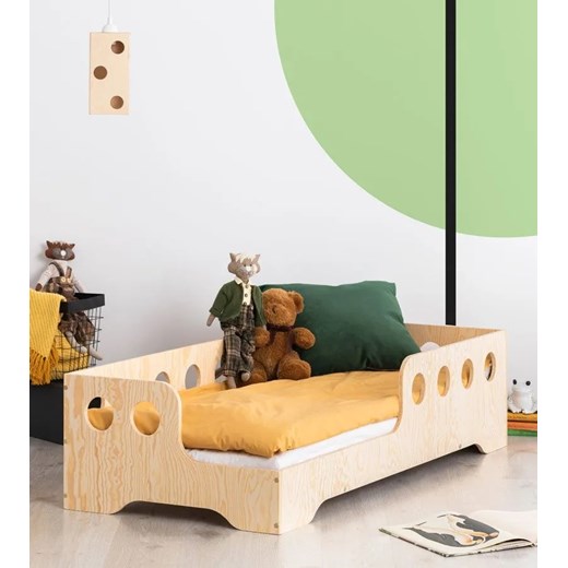 Lewostronne łóżko drewniane dziecięce 16 rozmiarów - Filo 4X Elior One Size Edinos.pl