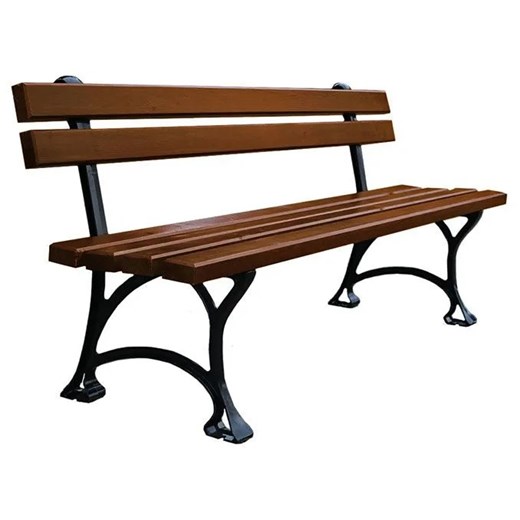 Ławka parkowa Eret 3X 150cm - 7 kolorów ze sklepu Edinos.pl w kategorii Ławki ogrodowe - zdjęcie 172260985