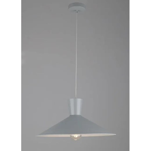 Szara lampa wisząca z szerokim kloszem - V047-Feniti Lumes One Size Edinos.pl