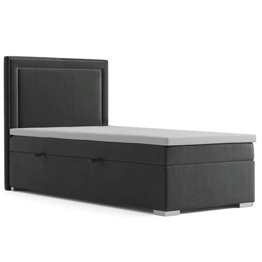 Pojedyncze łóżko boxspring 90x200 32 kolory G1-K17 ze sklepu Edinos.pl w kategorii Łóżka i materace - zdjęcie 172261518