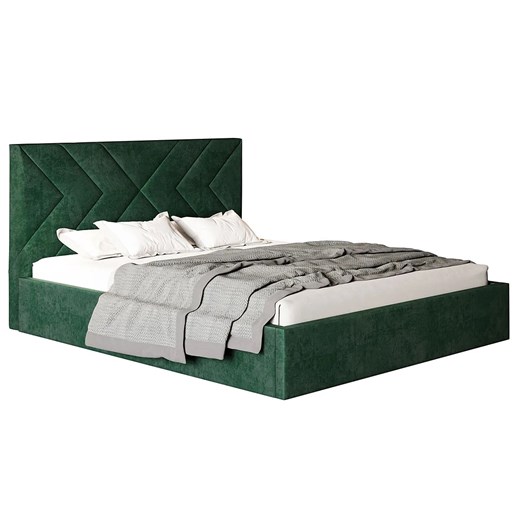 Tapicerowane łóżko 160x200 Grenell 4X - 36 kolorów Elior One Size promocyjna cena Edinos.pl