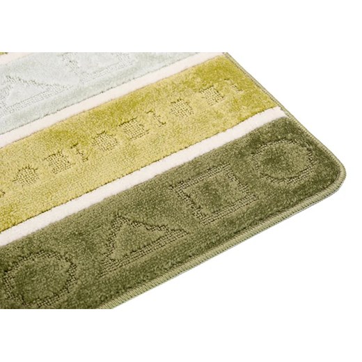 Miękki antypoślizgowy zielony dywanik łazienkowy - Lisox 3X Profeos One Size Edinos.pl