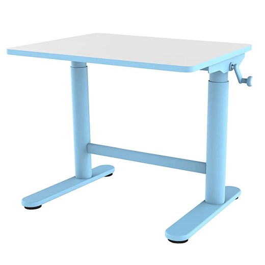Niebieskie regulowane ergonomiczne biurko dla dzieci - Otiso Elior One Size Edinos.pl