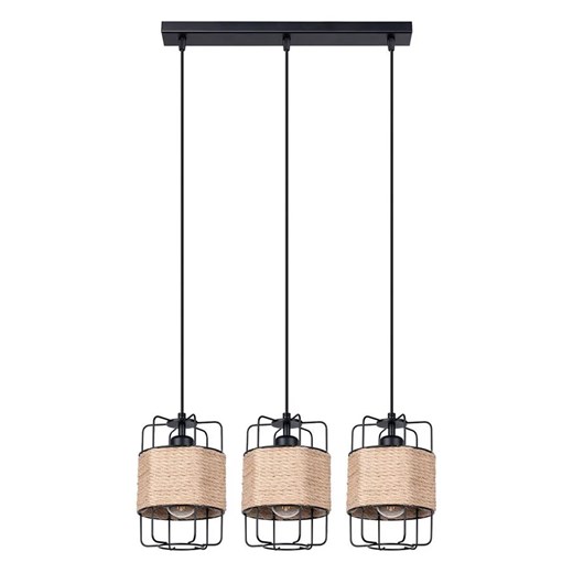 Potrójna lampa wisząca w stylu boho - 2D A430 H2-W60 ze sklepu Edinos.pl w kategorii Lampy wiszące - zdjęcie 172262717