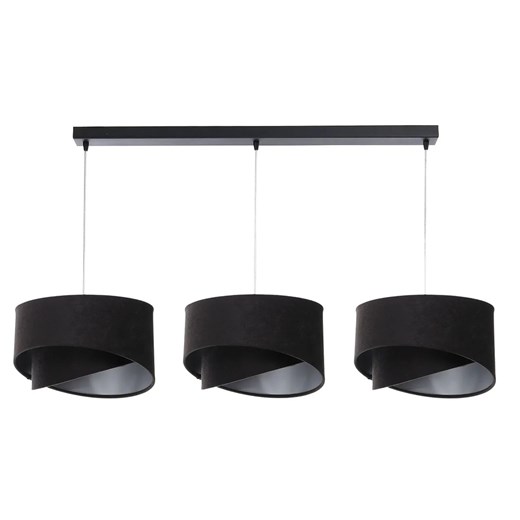 Czarna lampa wisząca nad stół asymetryczna - S499 G7-R17 ze sklepu Edinos.pl w kategorii Lampy wiszące - zdjęcie 172262788