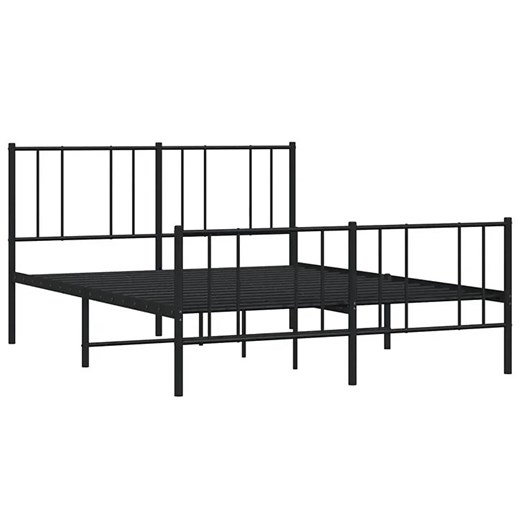 Czarne metalowe łóżko industrialne 120x200cm A3-S50 ze sklepu Edinos.pl w kategorii Łóżka i materace - zdjęcie 172262845
