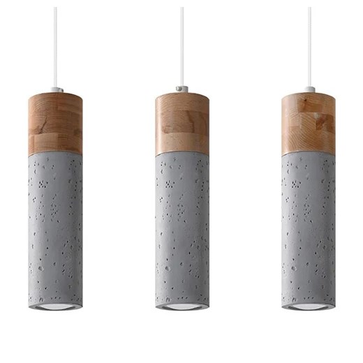 Industrialna lampa wisząca potrójna tuba - S164-Leya Lumes One Size Edinos.pl