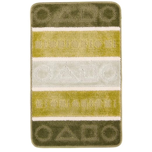 Miękki antypoślizgowy zielony dywanik łazienkowy - Lisox 3X Profeos One Size Edinos.pl