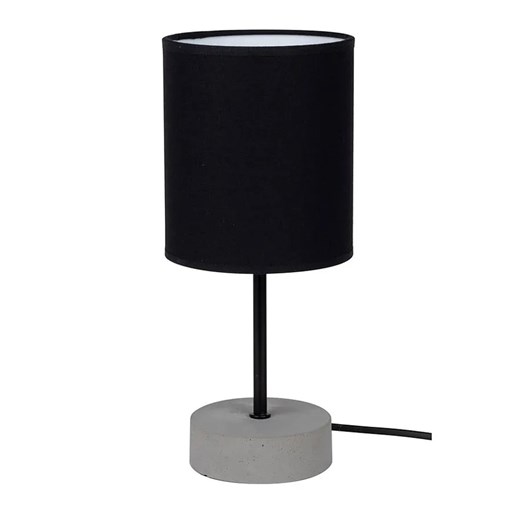 Czarna abażurowa lampka stołowa na nóżce - A10-Palas Lumes One Size Edinos.pl